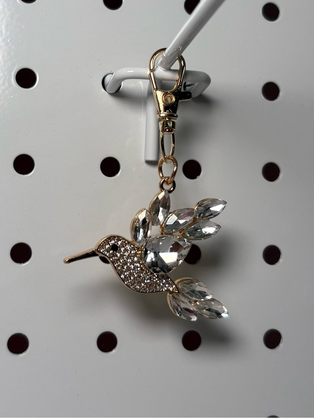 π€ Clear Bird Bag Charm